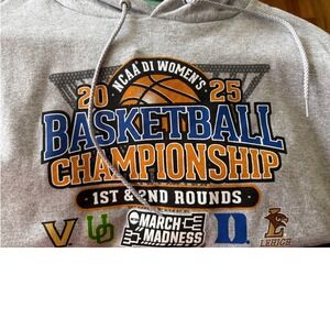 Champion  Women's  Basketball Championship 2025 Pull Over Hoodie  Gray 2 XL Mens